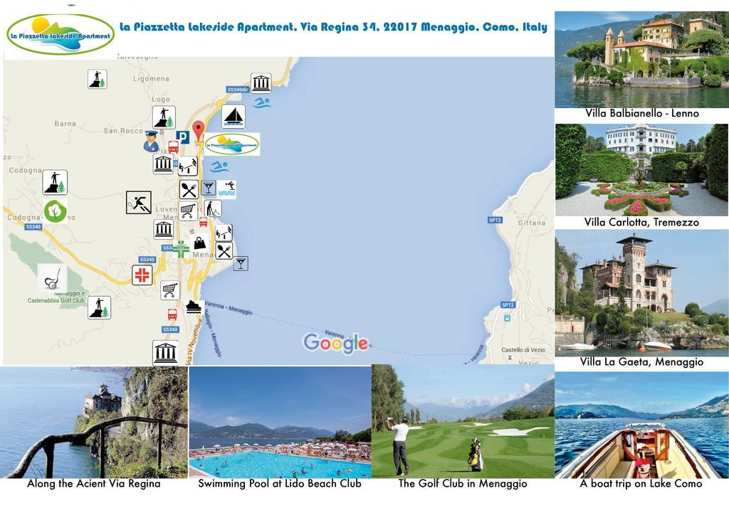 La Piazzetta Daire Menaggio Dış mekan fotoğraf